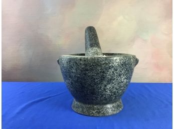 Large Heavy Mortar And Pestle