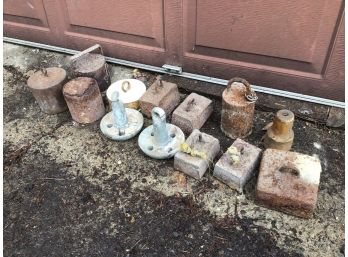 Huge Lot Of Vintage Weights