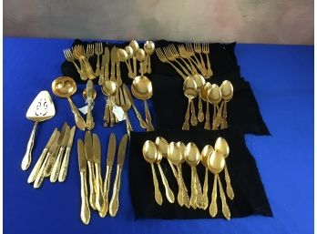 Gold Tone Flatware