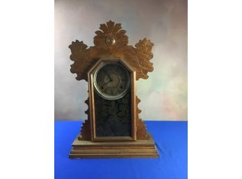 Early Carved Mantle Clock