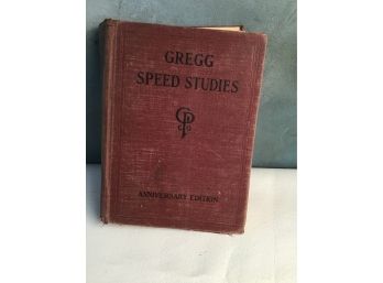 Gregg Speed Studies 1929