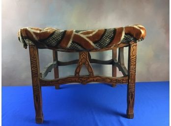 Early Carved Stool / Foot Rest