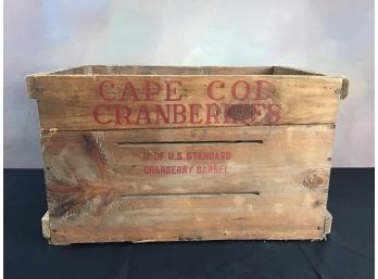 Cape Cod Cranberries Crate