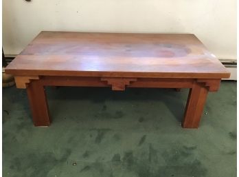 Mission Style Coffee Table