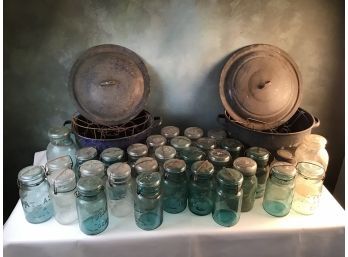 Huge Canning Jar Lot