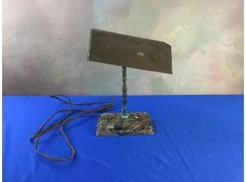 Early Brass Desk Lamp