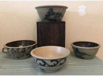 Four Pieces Of Wisconsin Pottery, 1989