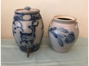 Two Wisconsin Pottery Pieces