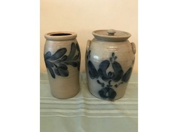 Two Wisconsin Pottery Jugs