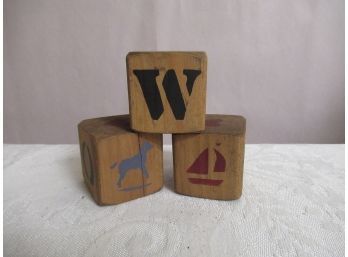 Vintage Alphabet Blocks