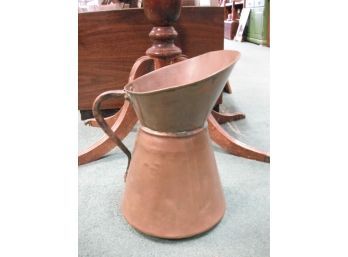 Vintage Large Copper Pitcher