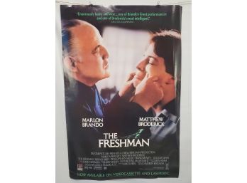 1990 Tri Star Pictures 'The Freshman' Starting Marlon Brando 7 Matthew Broderick Movie Poster