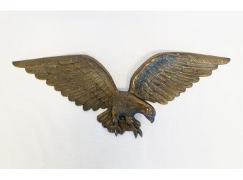 Vintage Brass American Eagle Wall Hanging