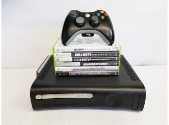 X-box 360 Console, Games & Controller: **Console Needs Repair**