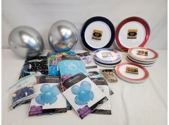 All New Party Plates & Balloon Assortment