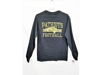 Men's New England Patriots NFL Team Apparel  Long Sleeve Tee Shirt   Size Small