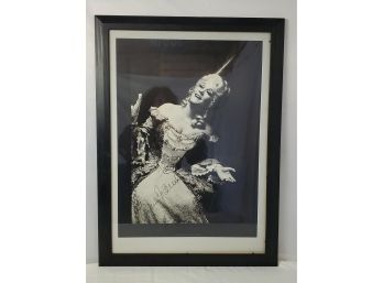 Autographed Opera Singer Leonie Rysanek Framed Poster