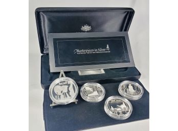 Masterpieces  Australia .999 Silver Set  AWESOME!