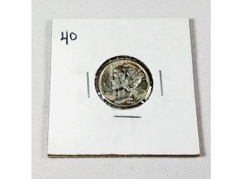 1940 Mercury Dime Uncirculated (81 Years New)