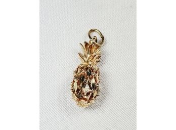 14k Gold Lucky Pineapple Pendant