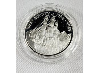 1789 -1989 The Bounty Pitcairn Island Silver Proof Coin England