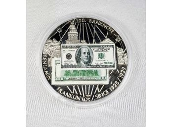 Commemorative $100 Dollar Bank Note Coin