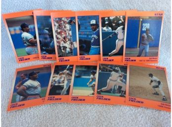 1990 Star Cards Cecil Fielder 11 Card Set