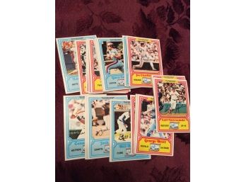 1981 Topps Drakes Big Hitters Complete Set Of 33 Cards