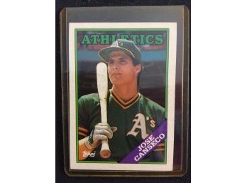 1988 Topps Jose Canseco Card #370