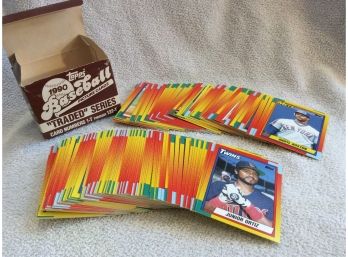 1990 Topps Baseball Complete Traded Set