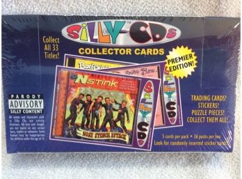 2001 Silly CDs Collector Cards New Unopened Box