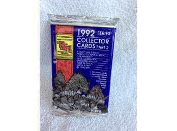 1992 TSR Collector Cards Part 2 Unopened Foil Pack