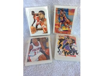 Lot Of 4 NBA Art Card Sets