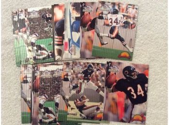 1994 Roger Staubach Walter Payton Sweetness Lot Of 17 Football Cards