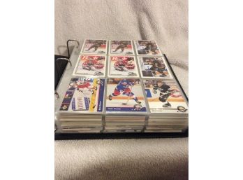 Binders Filled With Hundreds Of NHL Hockey Trading Cards