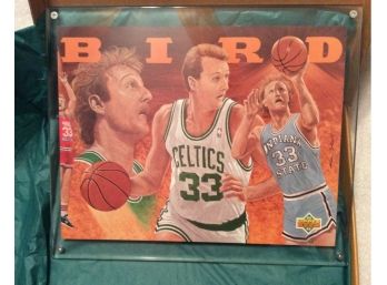 1993 Upper Deck NBA Larry Bird Limited Edition 8.5' X 11' Card #351750