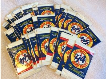 1994 Fleer Sunoco Baseball Card  Packs Lot Of 39