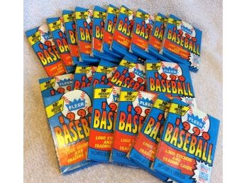 1990 Fleer Baseball Wax Packs Lot Of 20