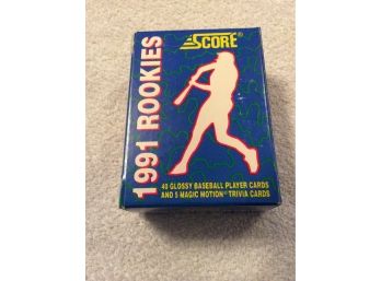 1991 Score Baseball Card Rookies Complete 40 Card Set