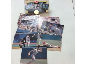 1995 Post Collectors Series Complete 16 Player Oversized Baseball Card Set