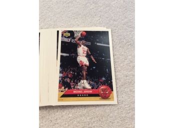 1993 Upper Deck McDonalds NBA Basketball 50 Card Set With Michael Jordan