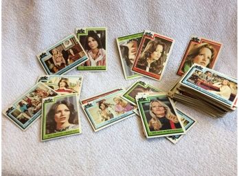 Lot Of 100 Vintage 1977 Topps Charlie's Angels Trading Cards