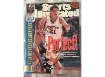 Jen Rizzotti UConn Autographed Sports Illustrated Magazine April 10, 1995