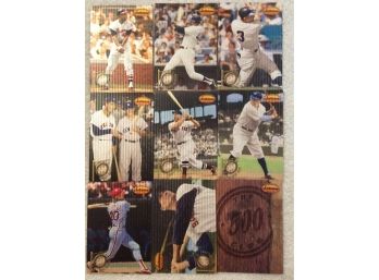 1994 Ted Williams Baseball 500 Club Complete 9 Card Set