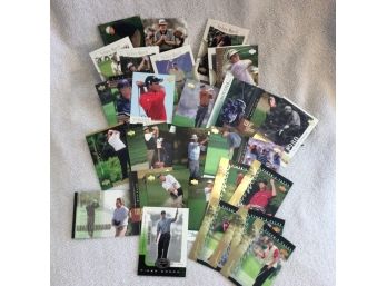 2003 Upper Deck Golf Trading Cards With Tiger Woods