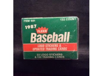 1987 Fleer Baseball Update Factory Sealed Set