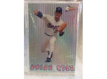 1993 Pacific Nolan Ryan 7x10 Card In Acrylic Holder