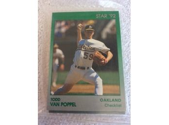 1992 Star Cards Todd Van Poppel 11 Card Set