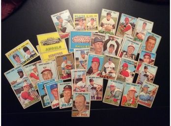 Lot Of 38 - 1967 Topps Baseball Cards