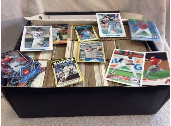 Shoe Box Loaded With Baseball Cards